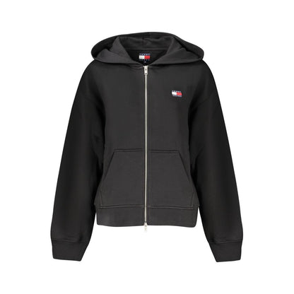 Tommy Hilfiger Black Cotton Women's Hoodie