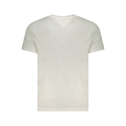 Tommy Hilfiger Bianco Cotton Men Shirt