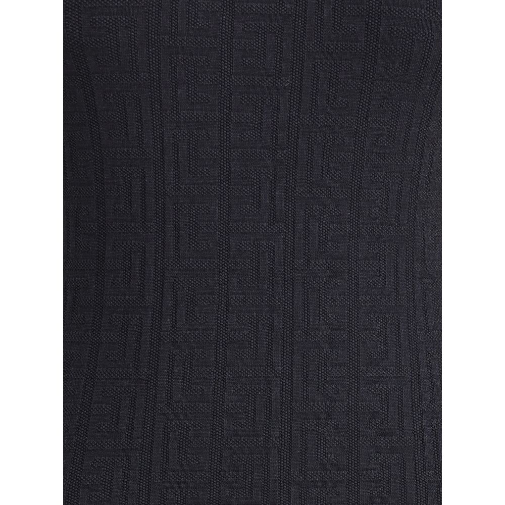 Balmain Black Viscose Casual Dress