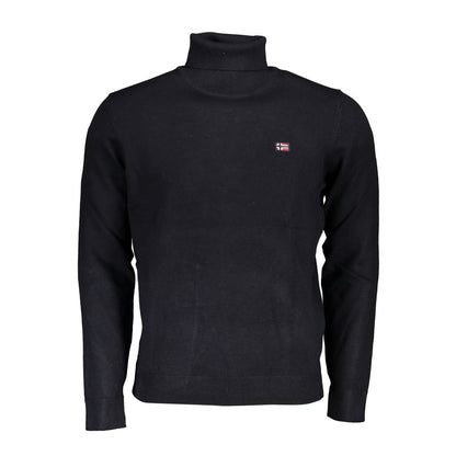 Norway 1963 Blu Poliammide Men Sweater Pullover Turtleneck
