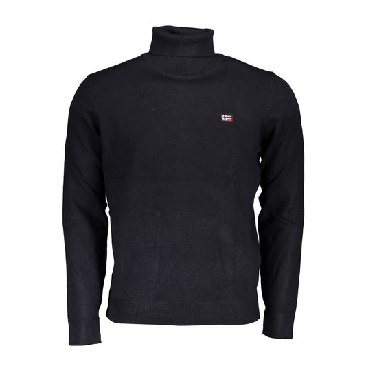 Norway 1963 Blu Poliammide Men Sweater Pullover Turtleneck
