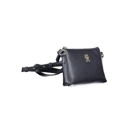 Tommy Hilfiger Blue Polyurethane Women's Shoulder Bag