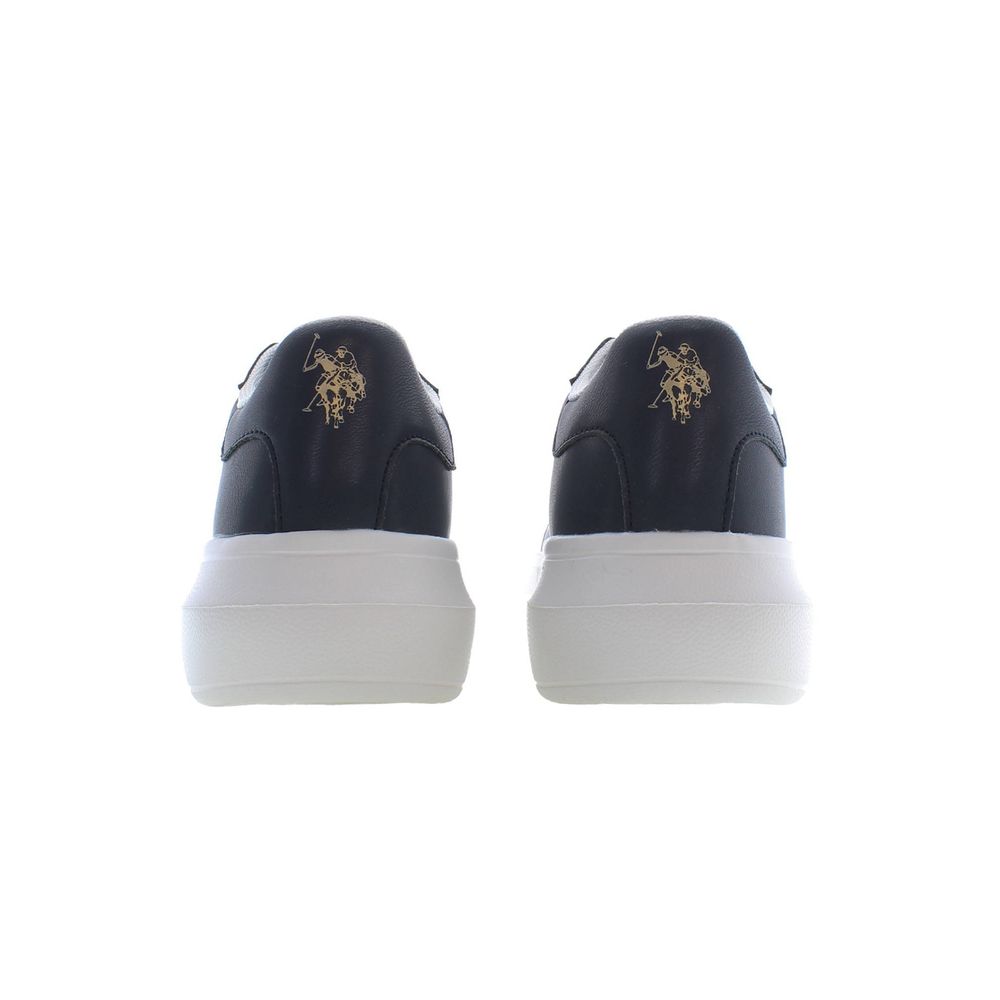 U.S. POLO ASSN. Blue Polyester Women Sneaker