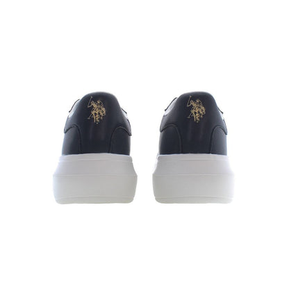 U.S. POLO ASSN. Blue Polyester Women Sneaker