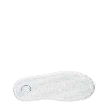 Versace White Leather Sneakers