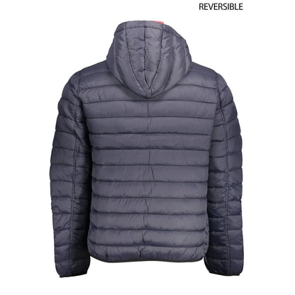 U.S. POLO ASSN. Blue Nylon Men's Reversible Jacket