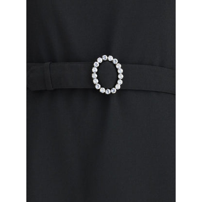 Saint Laurent Black Viscose Cocktail Dress