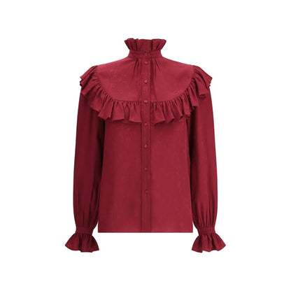 Saint Laurent Multicolor Silk Blouse