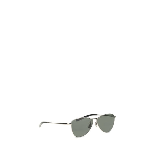 Saint Laurent Silver Metal Sunglasses