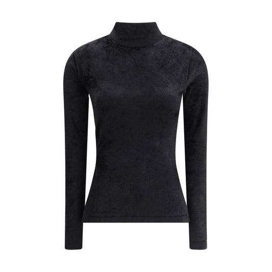 Versace Black Viscose Hoodie