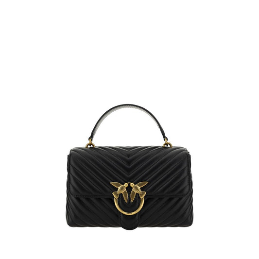 PINKO Black Calf Leather Bos Taurus Wallet
