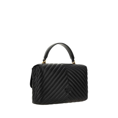 PINKO Black Calf Leather Bos Taurus Wallet