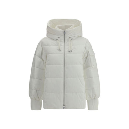 PINKO White Polyester Full-Length Jacket