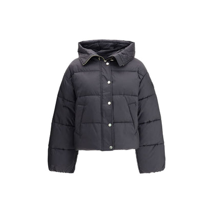 PINKO Black Polyester Coat