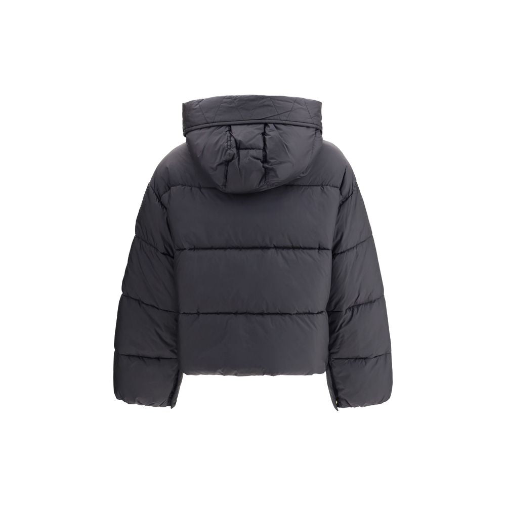PINKO Black Polyester Coat