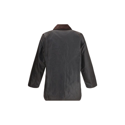 Barbour Black Cotton Coat