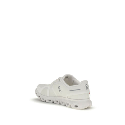ON White Recycled Polyester Athletic Sneakers