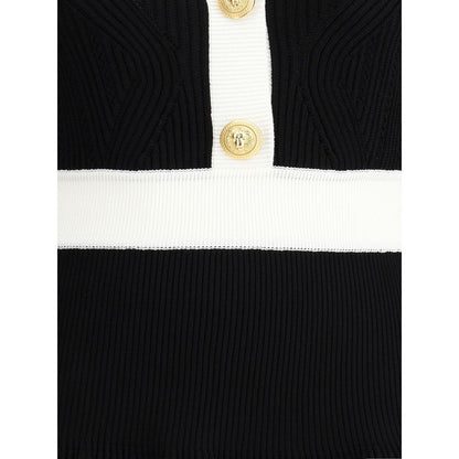Balmain Black Viscose Casual Dress