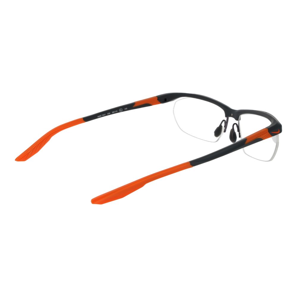 Nike Gray Stainless Steel Glasses (Frames)