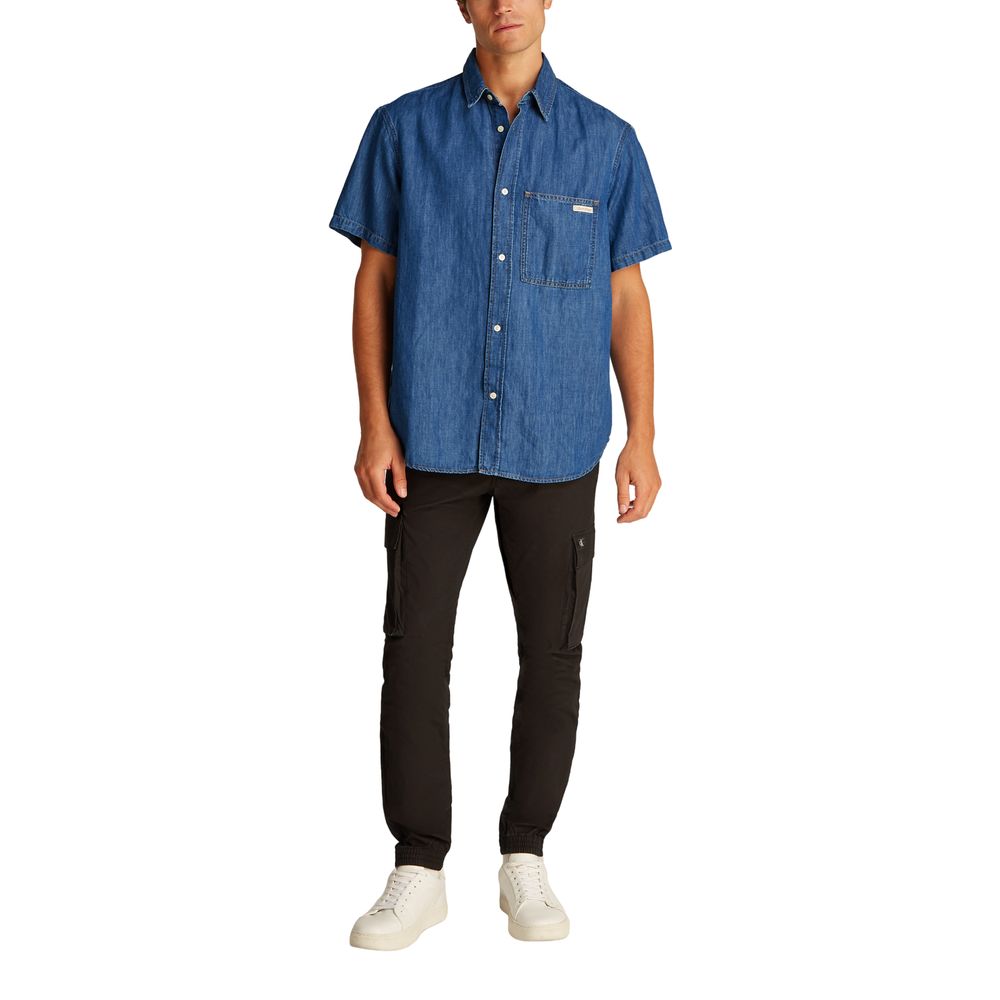 Calvin Klein Jeans Blue Cotton False