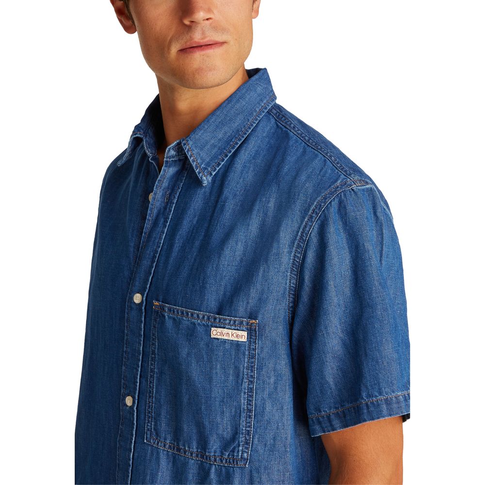 Calvin Klein Jeans Blue Cotton False