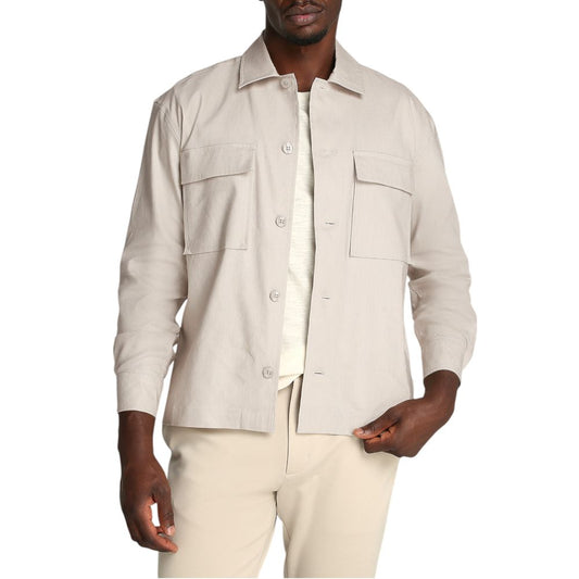 Calvin Klein Beige Lyocell Jackets And Coat