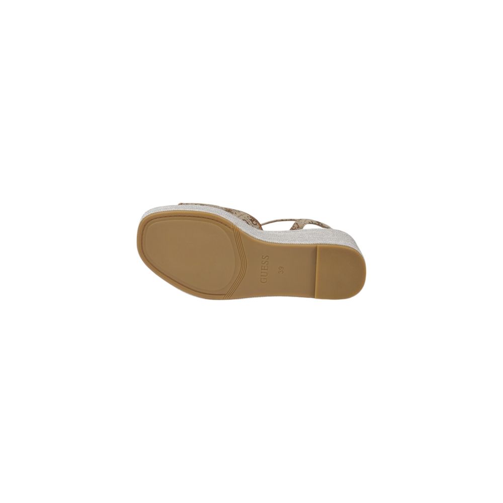 Guess Beige Polyester High Heel Pumps
