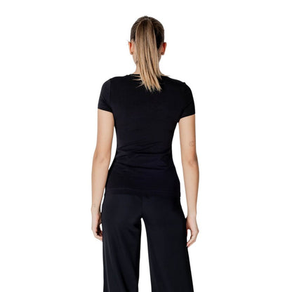 Guess Black Cotton T-Shirt