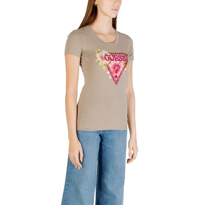 Guess Green Cotton T-Shirt
