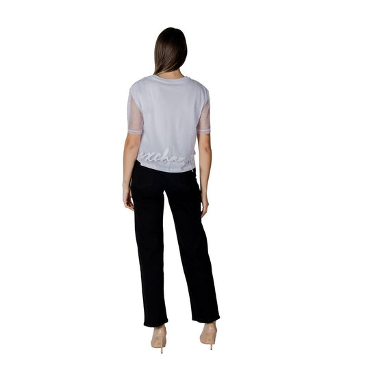 Armani Exchange White Cotton T-Shirt