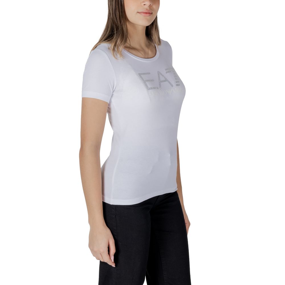 EA7 Emporio Armani White Cotton Sportswear