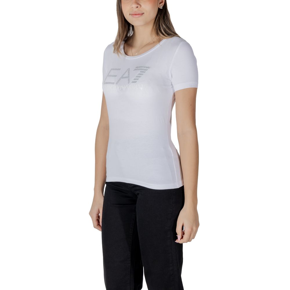 EA7 Emporio Armani White Cotton Sportswear