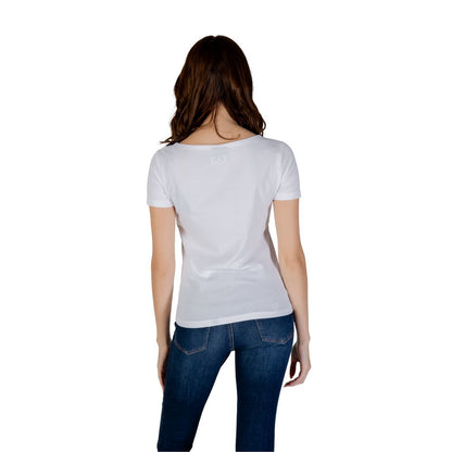 EA7 Emporio Armani White Cotton Sportswear