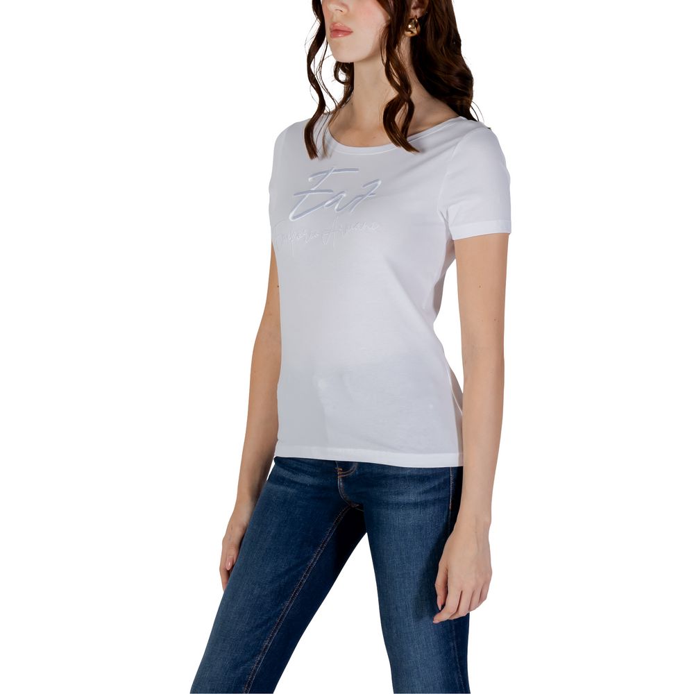EA7 Emporio Armani White Cotton Sportswear