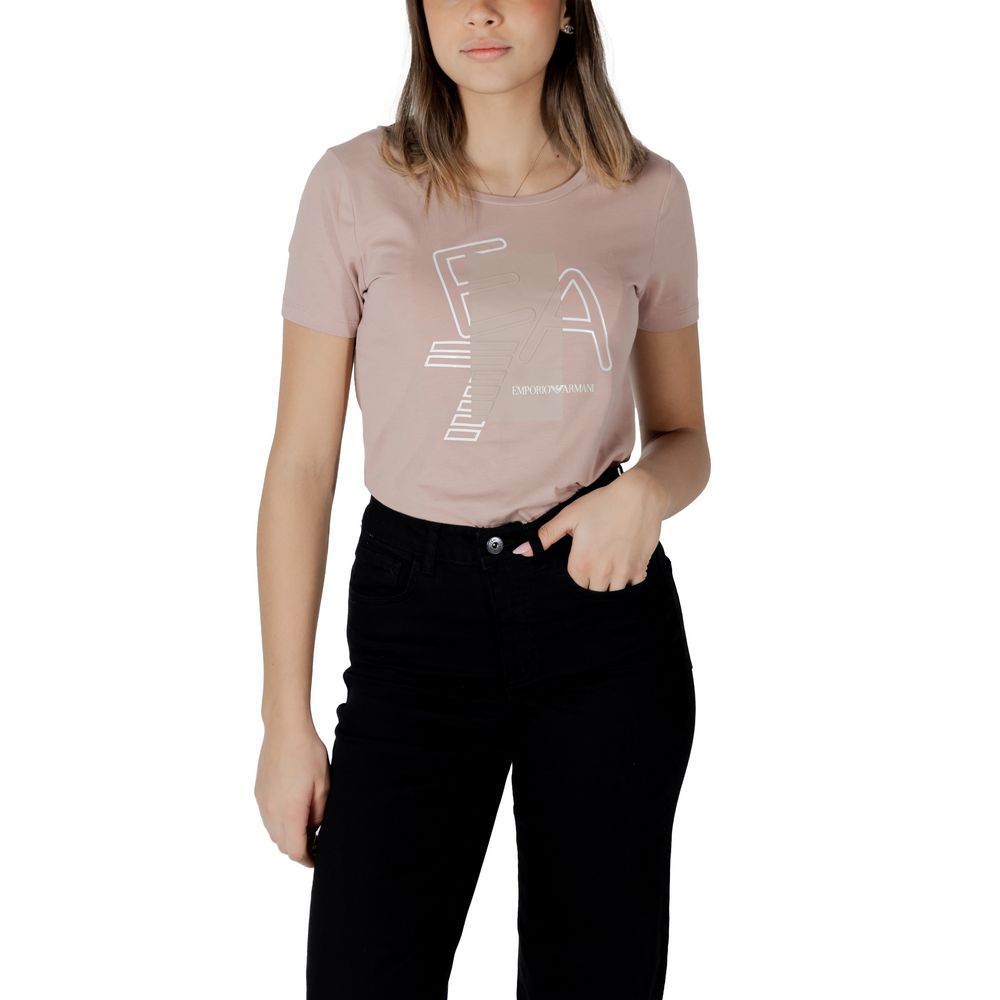 EA7 Emporio Armani Pink Cotton Sportswear