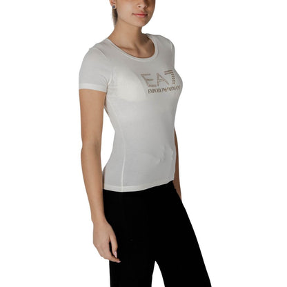EA7 Emporio Armani Cream Modal Sportswear