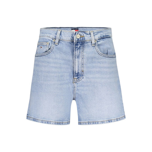 Tommy Hilfiger Azzurro Cotton Women Short