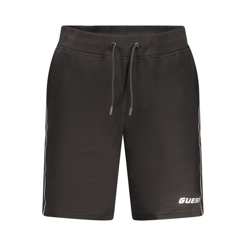 Guess Jeans Black Cotton Men's Track Pant