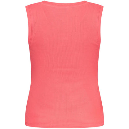 Tommy Hilfiger Pink Cotton Women Tank Top