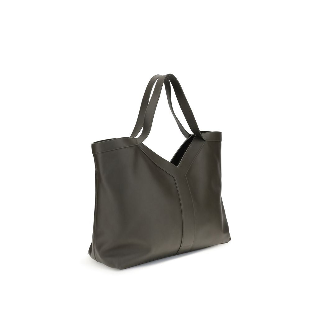 Saint Laurent Bicolor Calf Leather Bos Taurus Shoulder Bag