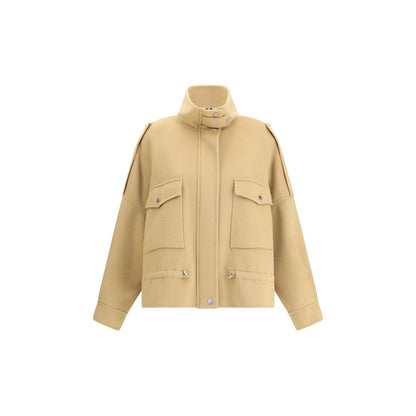 PINKO Beige Wool Coat