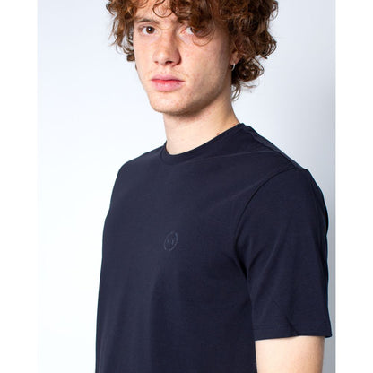 Armani Exchange Blue Cotton Clothing