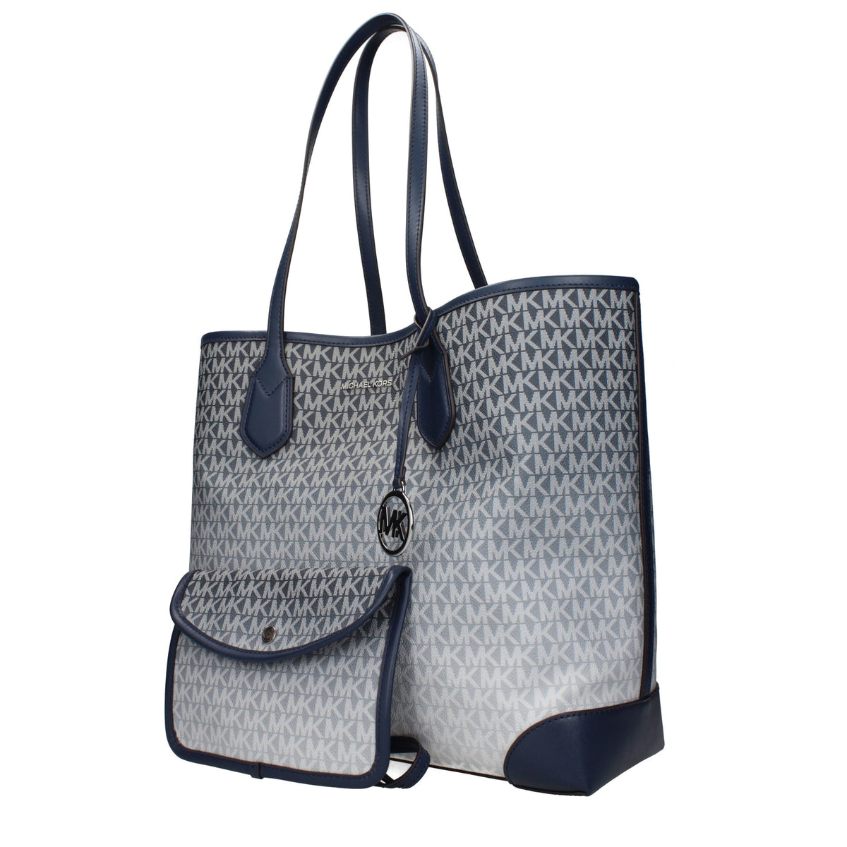 Michael Kors Blue Fabric Shoulder Bag
