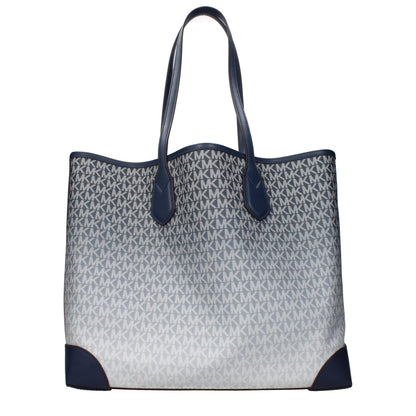 Michael Kors Blue Fabric Shoulder Bag