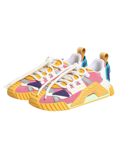 Dolce & Gabbana Multicolor Nylon NS1 Low Top Sneakers Shoes