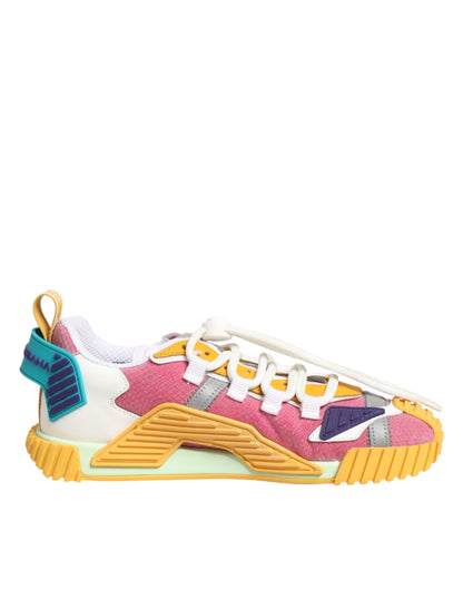 Dolce & Gabbana Multicolor Nylon NS1 Low Top Sneakers Shoes