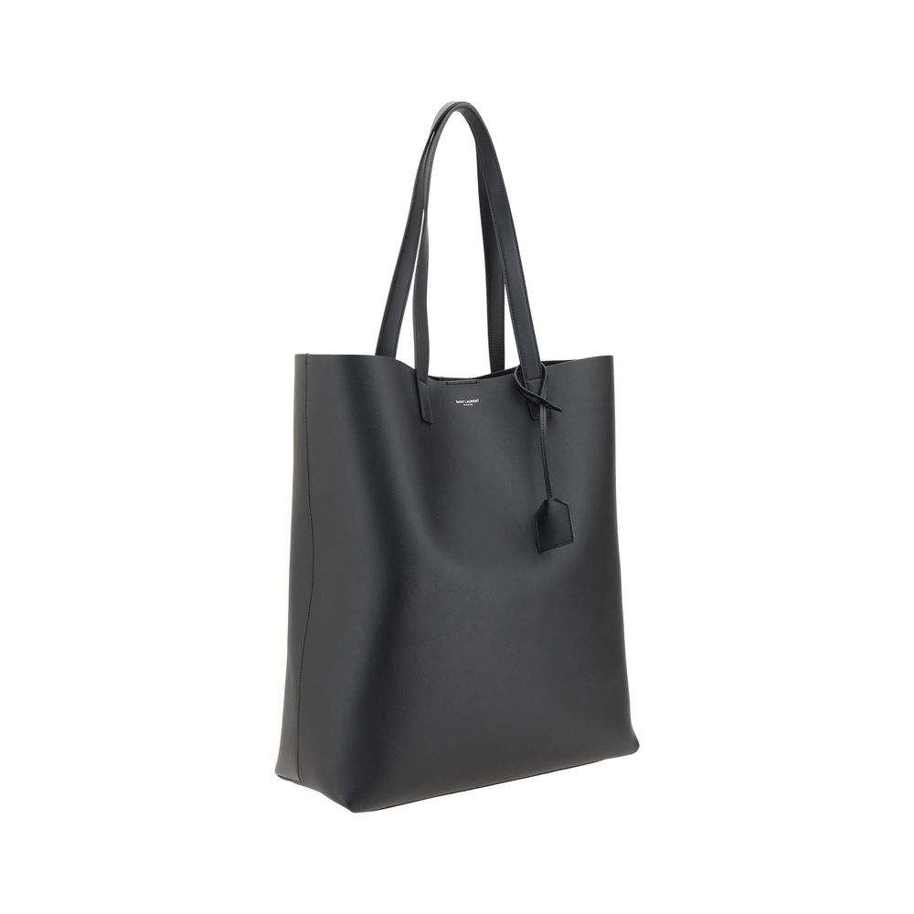 Saint Laurent Black Calf Leather Bos Taurus Handbag