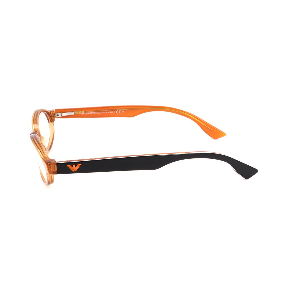 Emporio Armani Brown Acetate Glasses (Frames)