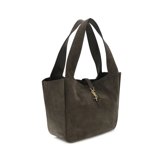 Saint Laurent Brown Calf Leather Bos Taurus Shoulder Bag