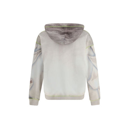 Diesel Gray Cotton Sweatshirt